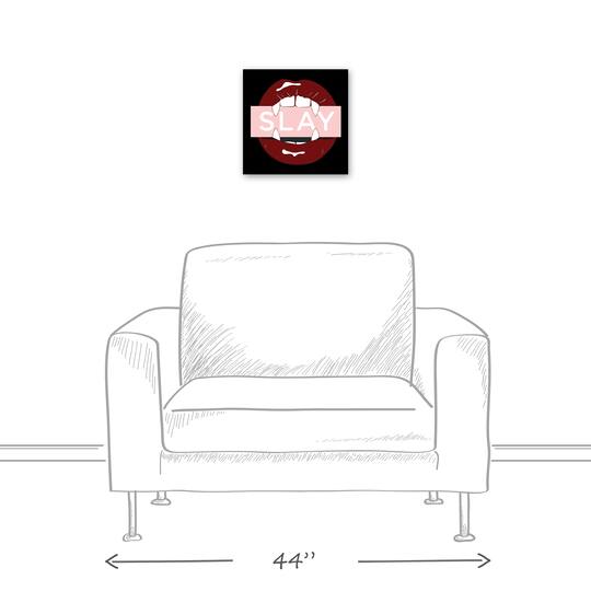 Slay Fangs Canvas Wall Art
